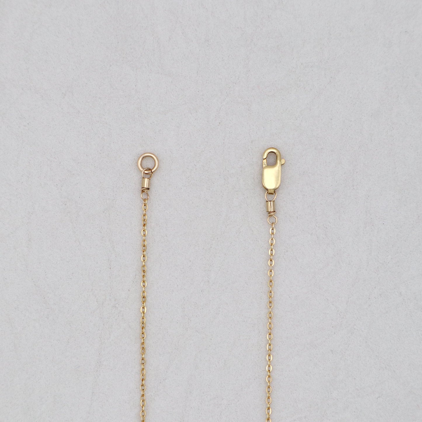 MINI CROSS LARIAT NECKLACE - GOLD